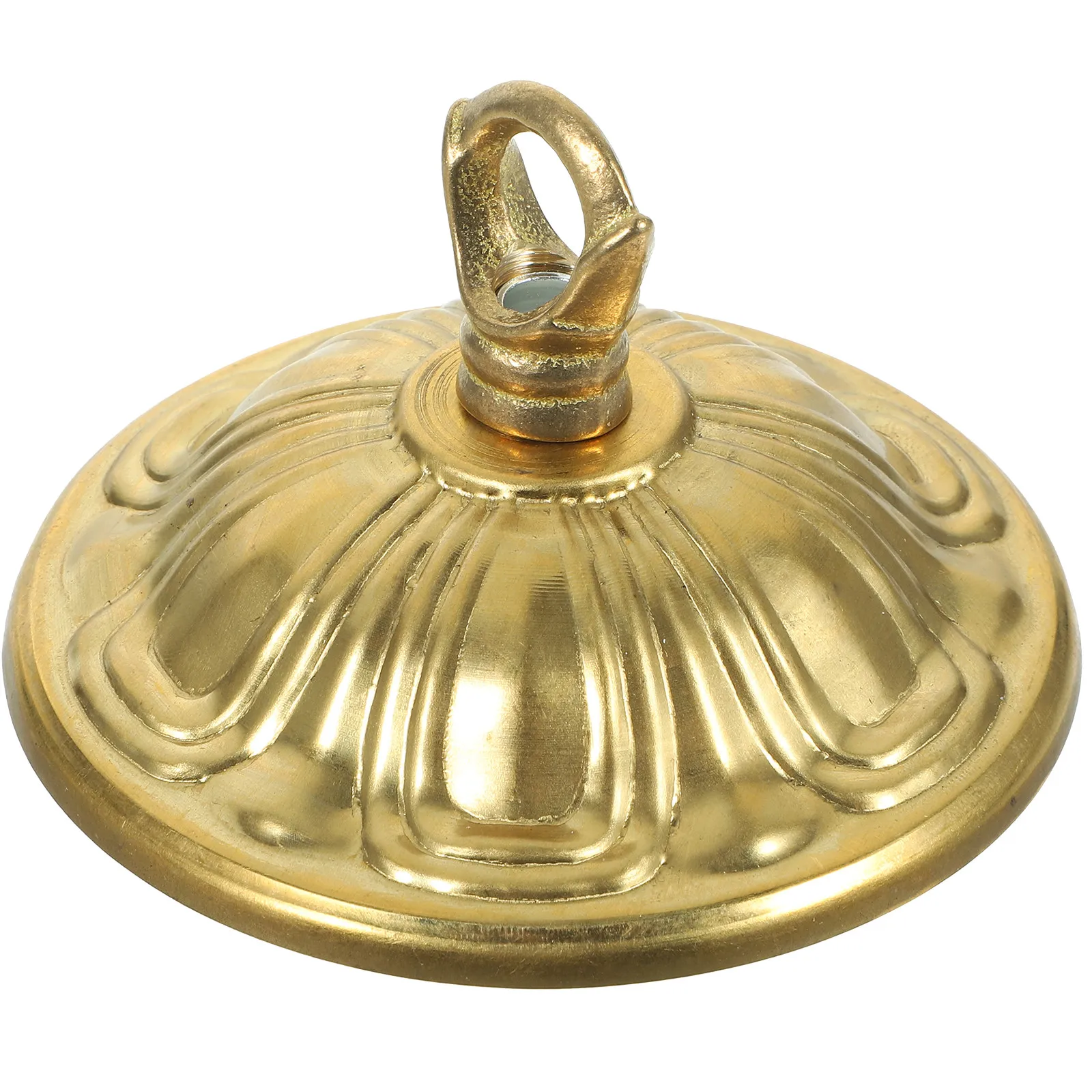 

Copper Ceiling Cover Plate Classic Chandelier Canopy Retro Industrial Pendant Light Canopy for Ceiling Light Fixtures Indoor