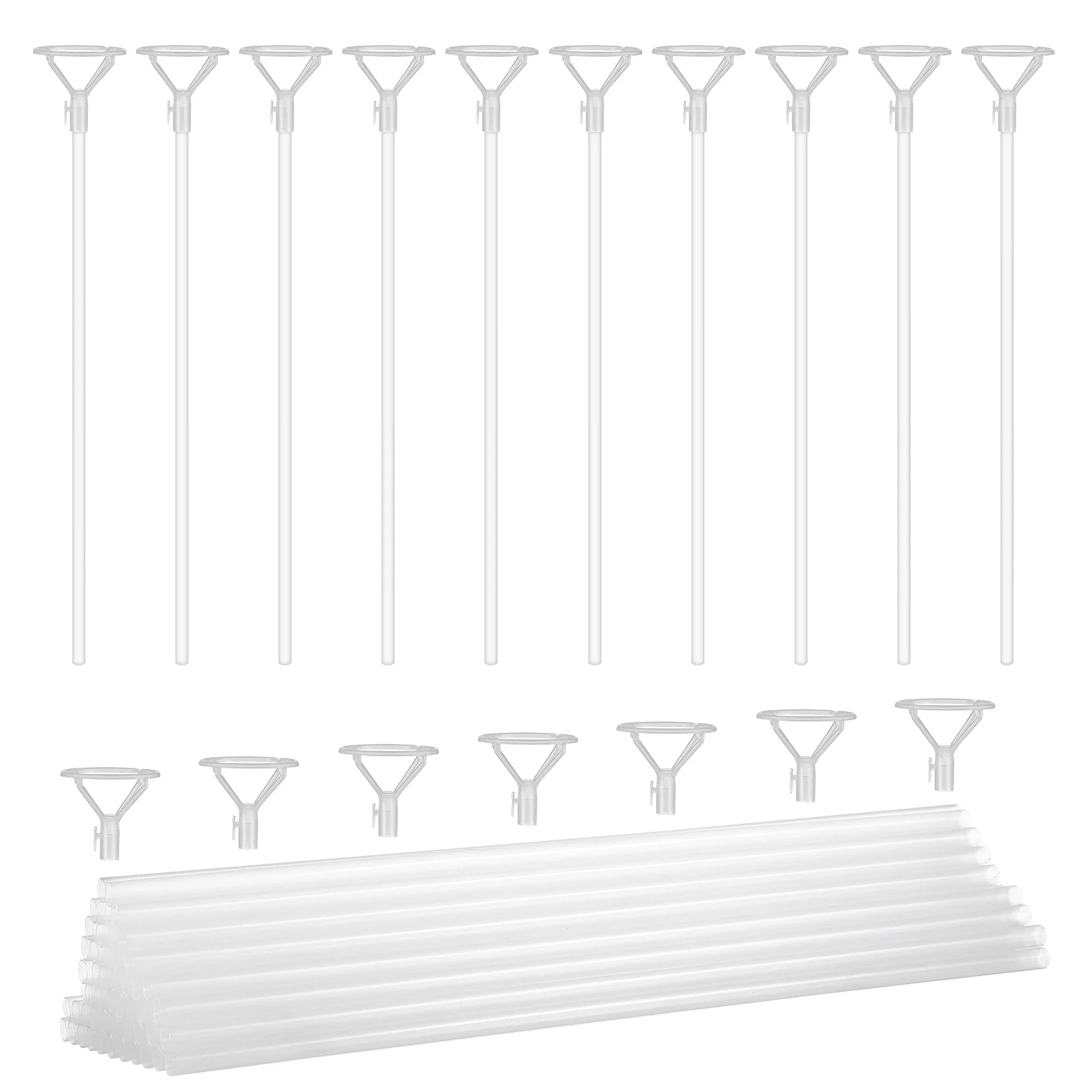 

50Pcs Balloon Support Holders Reusable Balloon Stands for Large Small Balloons Event Party Festival Decoration Supplies