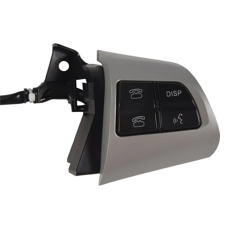 

Black & Silver Car Accessories Steering Wheel Audio Switch Buttons Fit For Toyota Corolla 2006-2013 / Wish / For RAV4 / Altis-X6