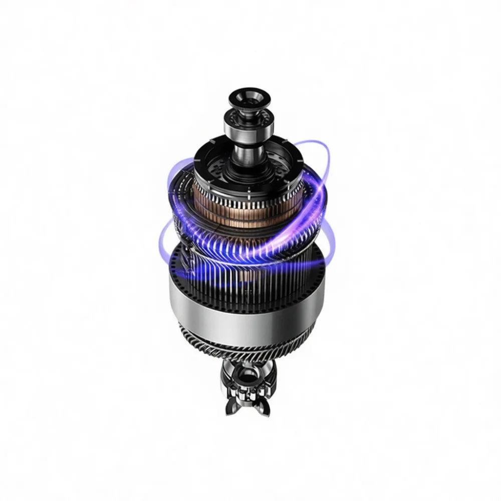 Powerful 755 Electric Motor For Lawn Mower High Torque Copper Wire Engine Dual Bearing Cordless Garden Trimmer Unit