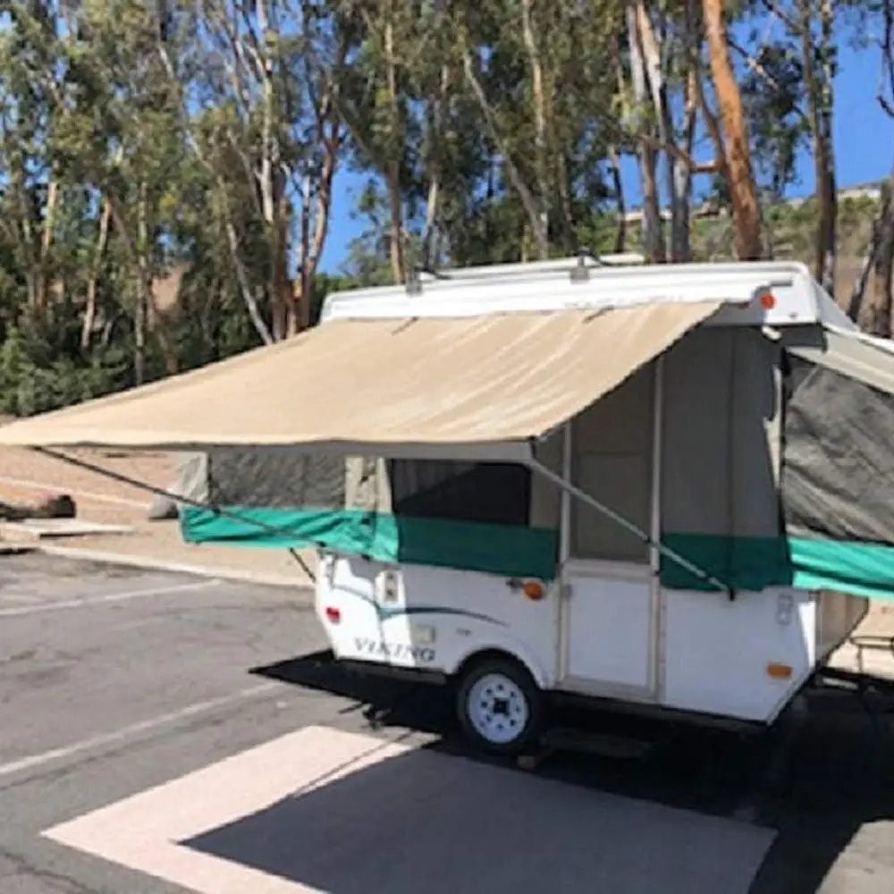 

Beige 9-Foot Pop-Up Camper Awning
