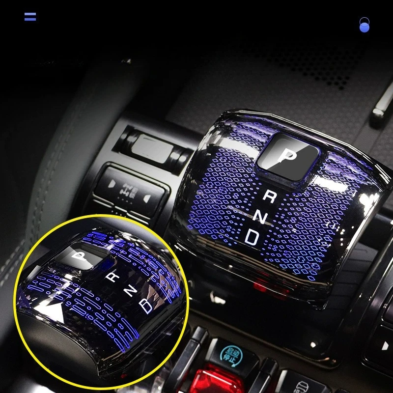 

Luminous Crystal Gear Shifter Knob Shift Cover For BYD Leopard 5 Leopard 8 2025 2024 Interior Accessories