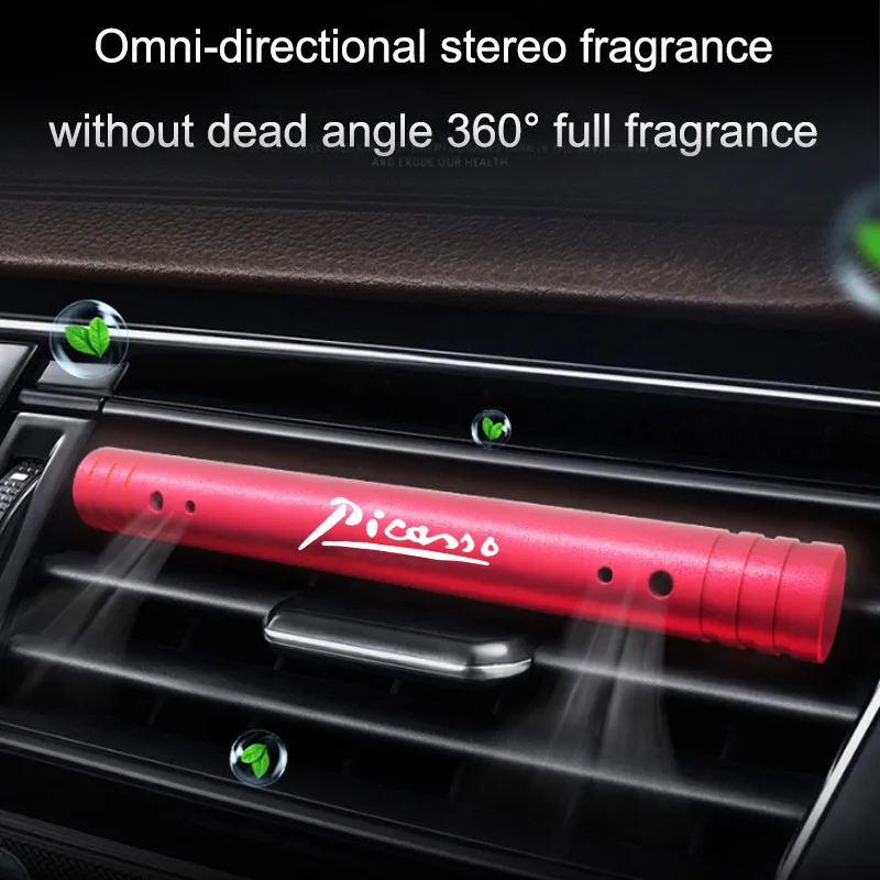 Hidden aromatherapy ornaments interior aromatherapy stick Metal car aromatherapy stick For Citroen Picasso Auto Accessories