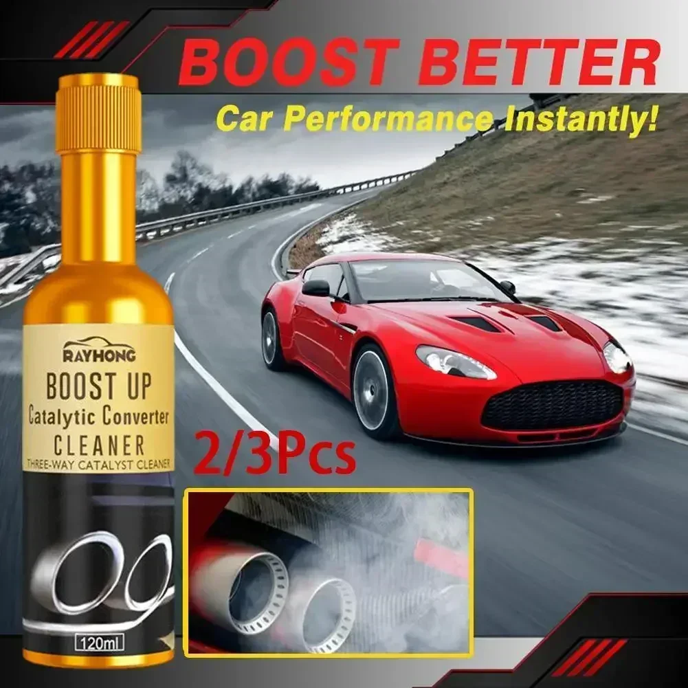 1/2/3PCS 120ml Promotion Car Catalytic Converter Cleaners To Automobile Engine CSV Clean Accelerators Catalysts Easy Cleaner