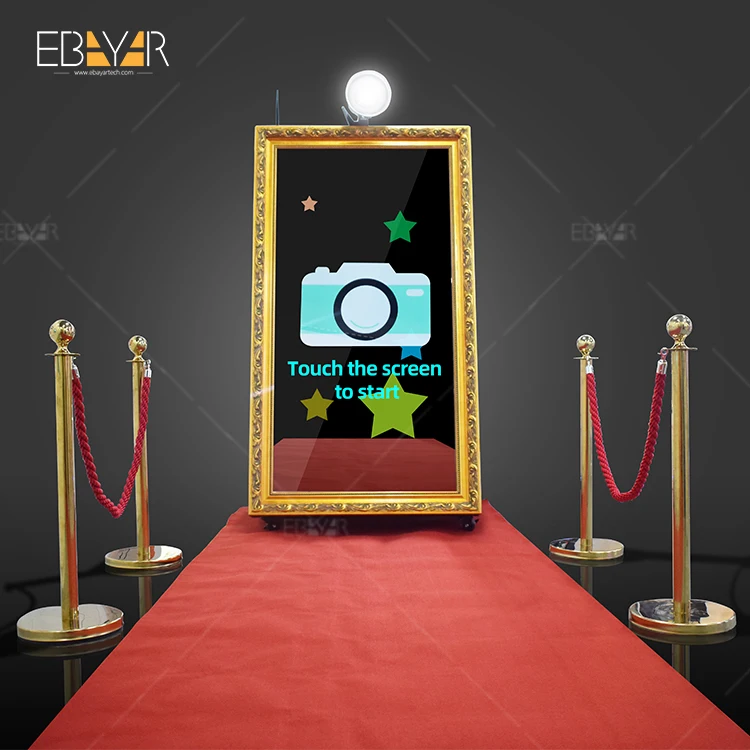 Weddings touch screen magic photobooth selfie miroir mirror photo booth