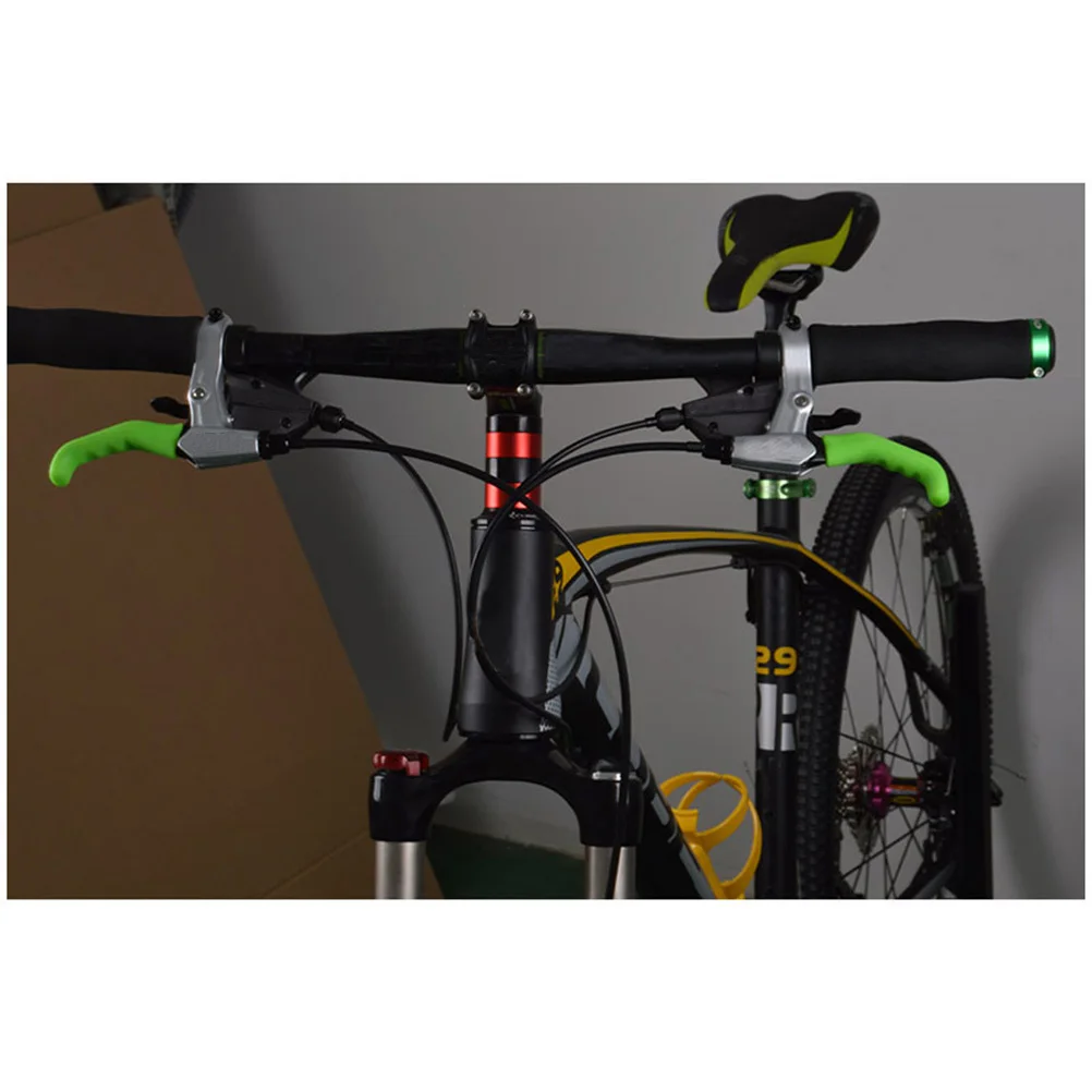 

Bike Handle Bar Grips Anti-Slip Silicone Ergonomic Wear-Resistant Waterproof Hand Protection For Bicycle Riding