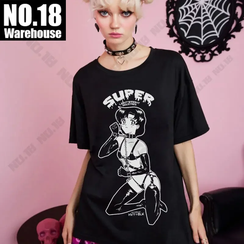 Anime Printed Tshirt Man Summer T-shirt Male Casual Short Sleeved Cotton Tee Woman Clothes Hombre Hentai Manga Tee Ropa Hombre