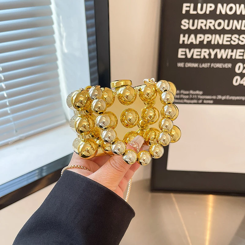 

New Acrylic Chains Hasp Shoulder Bags 2025 High Quality Sweet Bag for Women Exquisite Sense of Luxury Niche Crossbody Bags