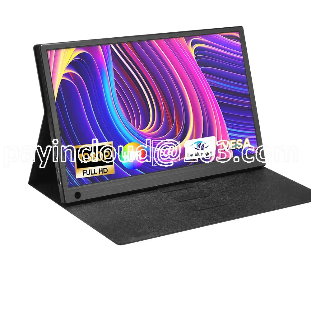 FHD 1080P USB C IPS Display Second Gaming Portable Monitor 15.6