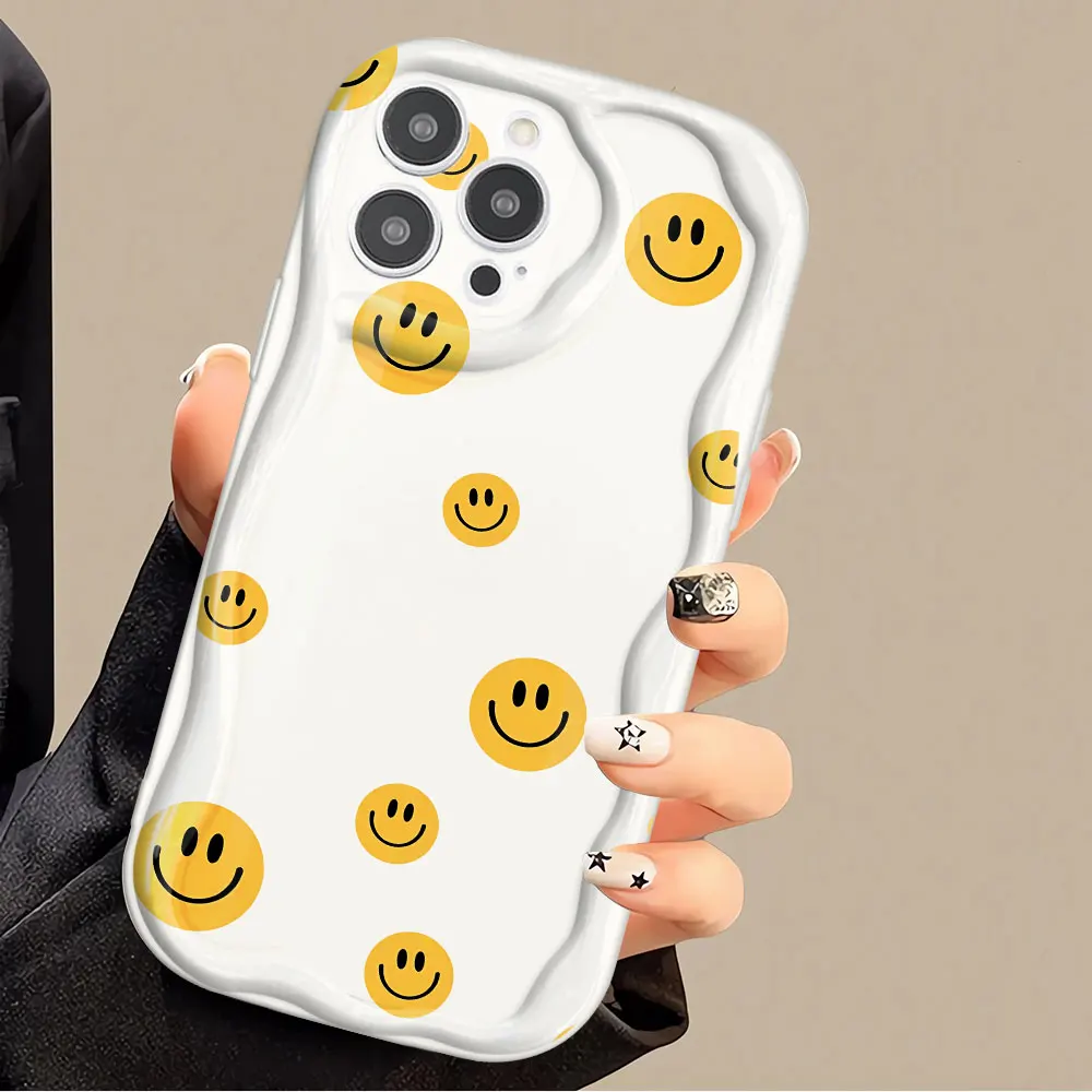 Case for Samsung Galaxy A05s A21s A04 A20 A02 A20s A51 A30 A50 A11 A04e A71 A03 A10s A31 A04s Cute Colorful smile Soft Cover