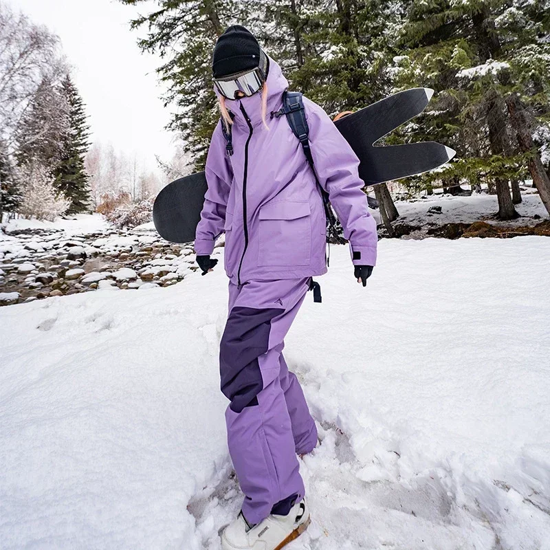 Casacos de esqui térmico à prova de vento para homens e mulheres, roupas de neve impermeáveis, casacos esportivos espessados, snowboard, esqui, exterior, inverno, novo