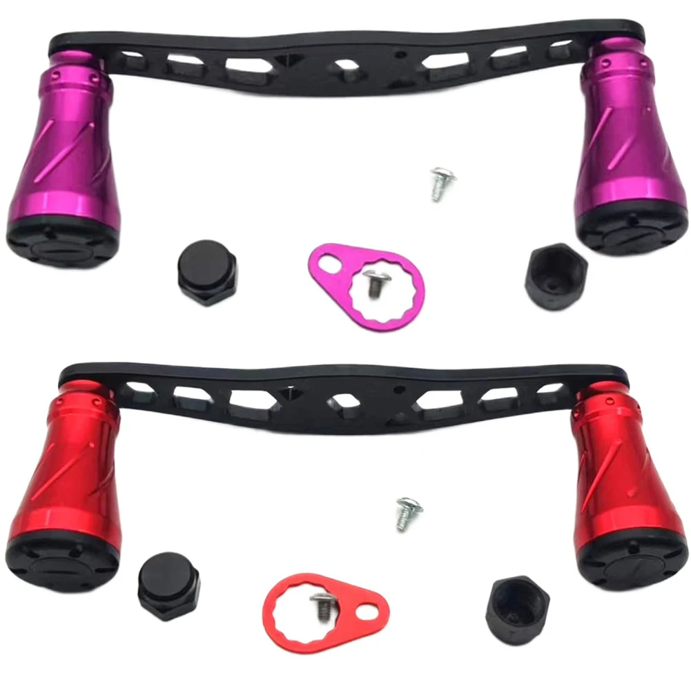 Aluminum Alloy Handle Baitcasting Reel Handle Balanced Weighting For Stability DIY Installation Increased Leverage