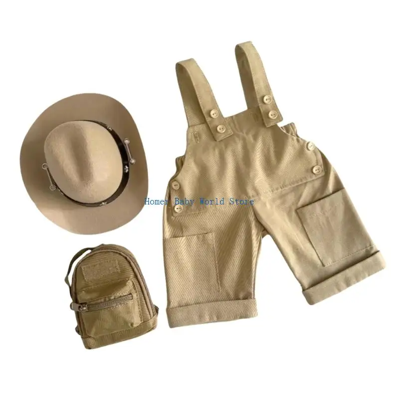 B2QD الطفل التصوير الفوتوغرافي الأساسية رومبير قبعة لحديثي الولادة 0-1 شهر لينة البوليستر الآمن الزي التقاط الصور زي هدية #3