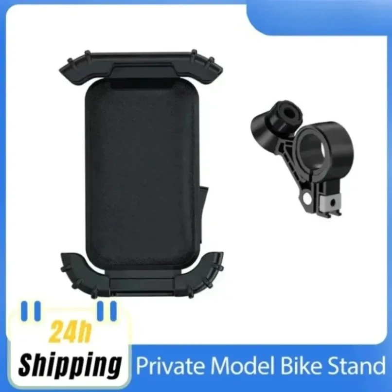 360 Rotatable Bicycle Phone Mount Anti Shake Motorcycle Handlebar Phone Holder Shockproof for Motorbike Riding GPS Navigation