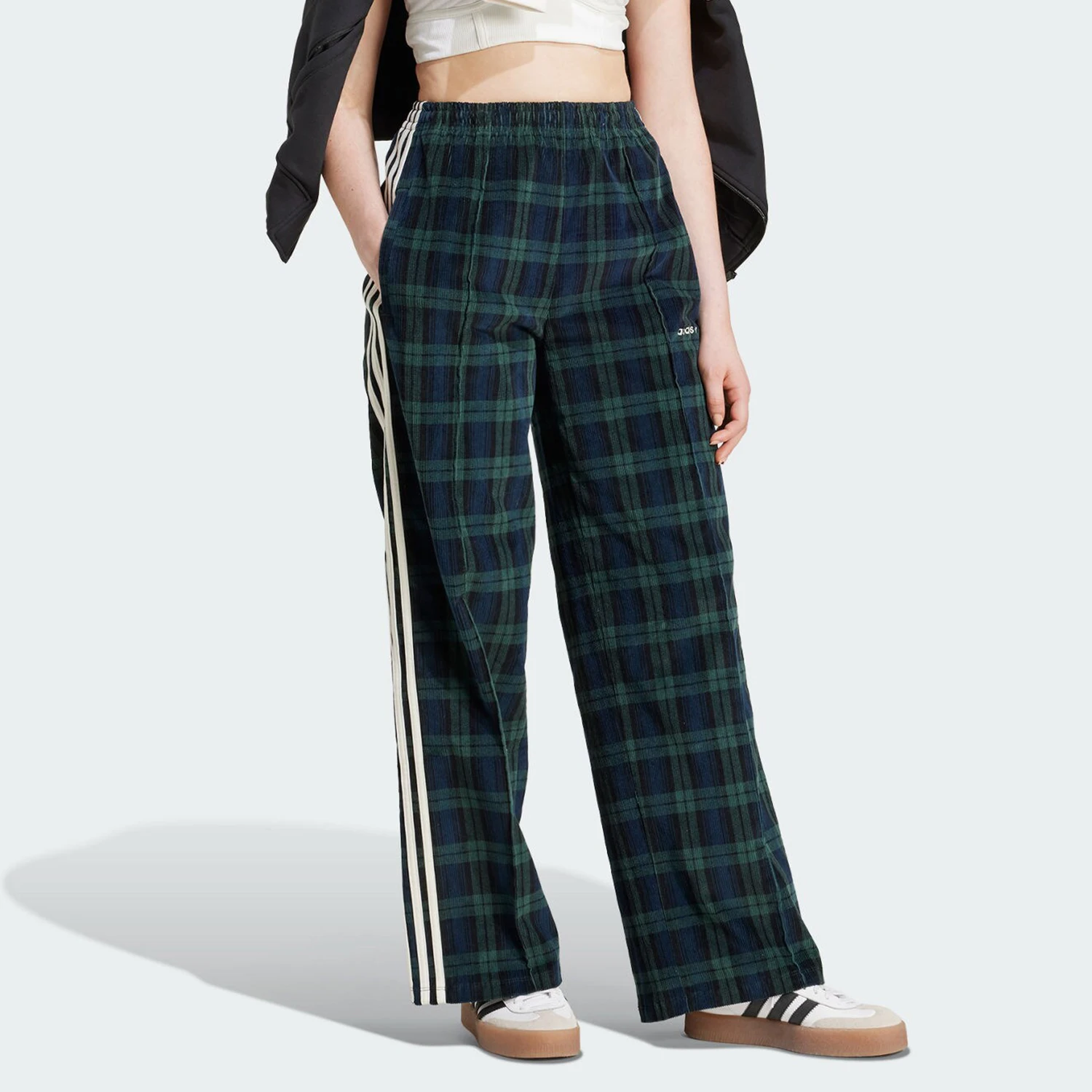 

Adidas Originals Женские вельветовые брюки в клетку в стиле ретро IX7415