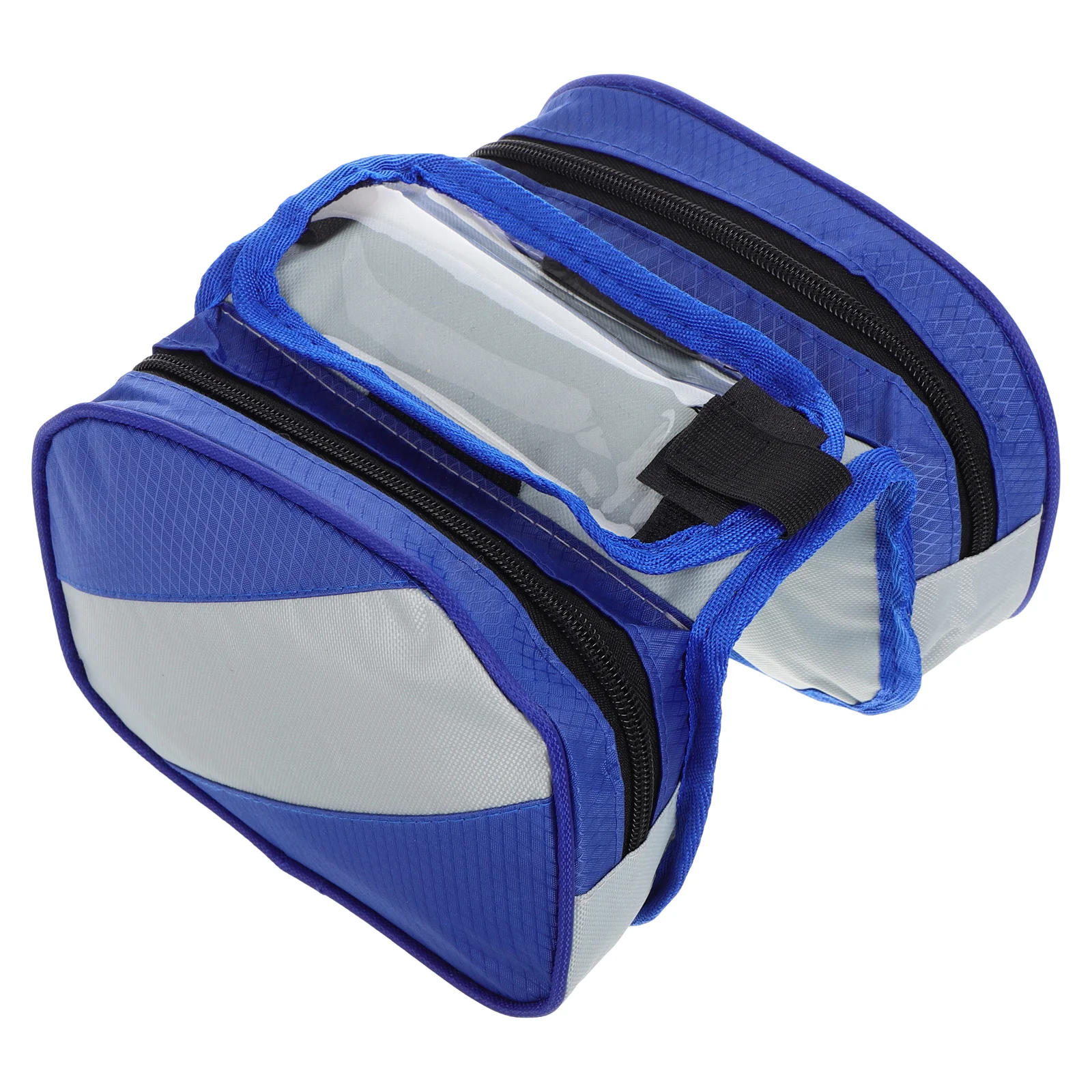 Bicycle Handlebar Bag Waterproof Oxford Fabric Large Capacity Easy Install for Road Mountain Fixed Gear Bikes Cycling
