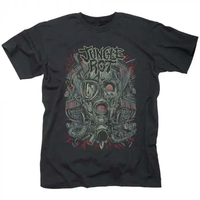Jungle Rot Nerve Gas Catastrophy Band T-Shirt 100% Cotton Graphic Tee Men Women Summer Streetwear Top