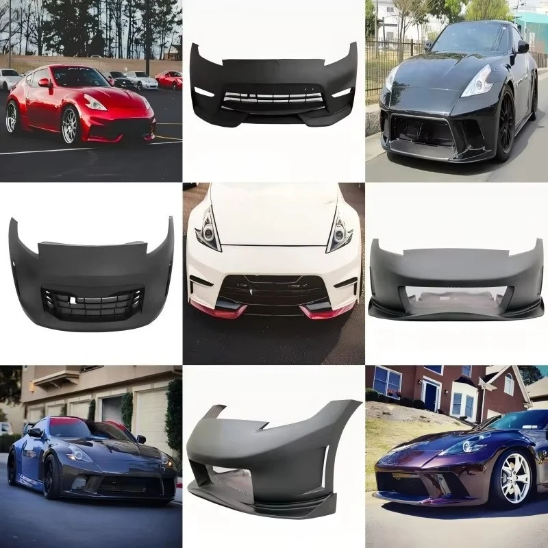 

High quality automotive front bumper spoiler for RZ34 400Z carbon fiber front lip for 370z front bumper