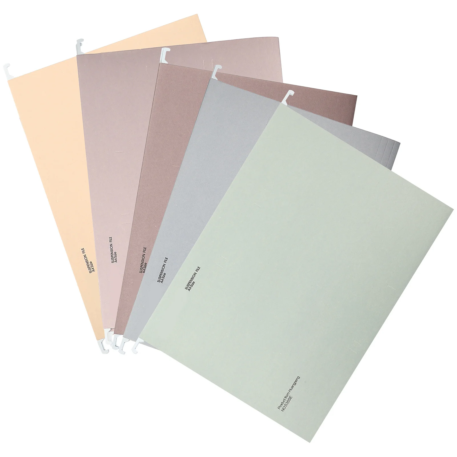 

5Pcs Hanging File Folders Portable Office School Home Document Organizer Receipt Holder Filing Storage