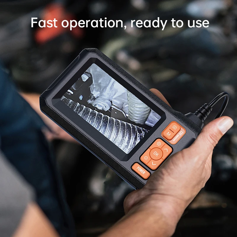 C30-A 8.5 مللي متر 1 متر التركيز التلقائي كابل صلب 4.3 بوصة IP67 فيديو أدوات إصلاح الصناعية الرقمية الأنابيب Borescope فحص كاميرا المنظار