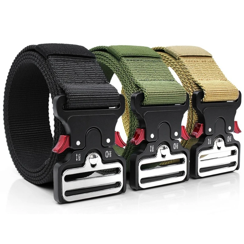 

4.5cm new belt multifunctional girdle nylon belt men's belt women's men's
