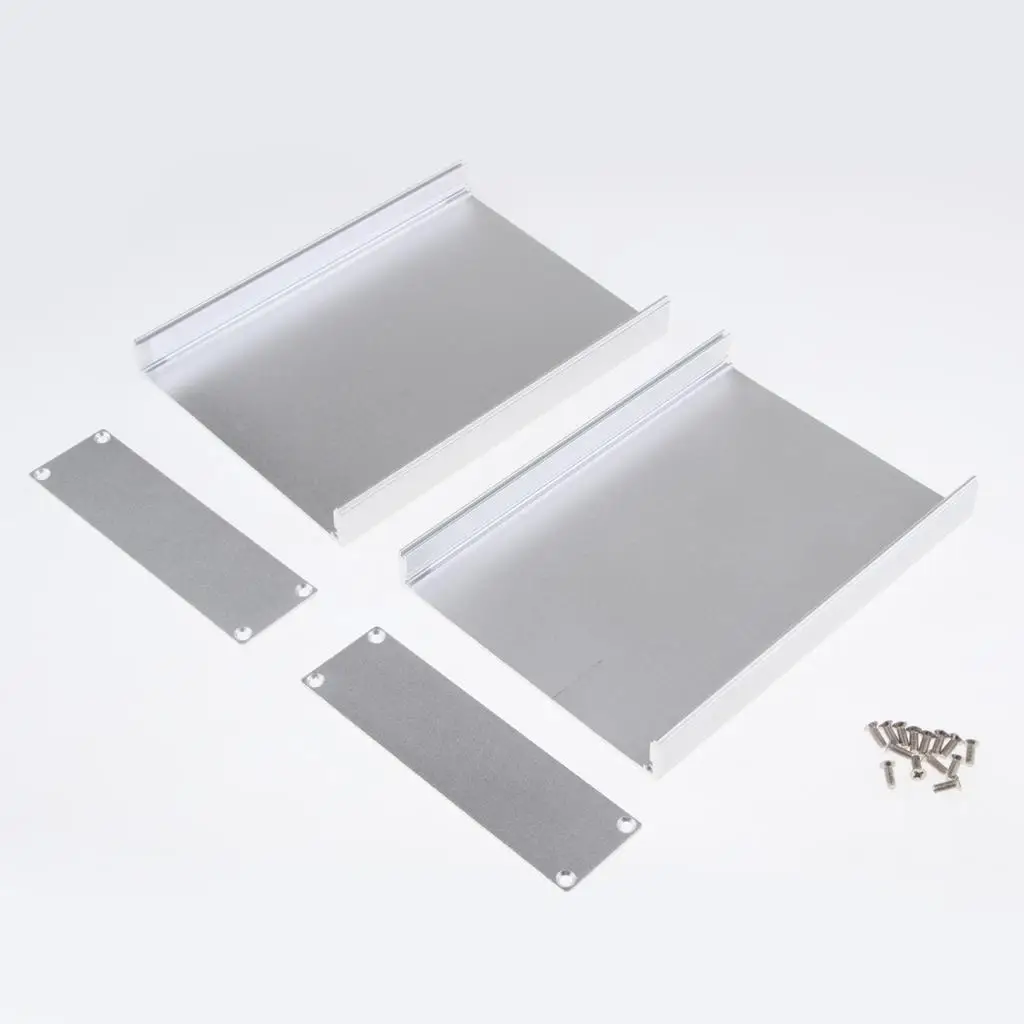 Metal Electronic Project Box DIY Assembly Custom Instrument Enclosure Power Junction Case for Electronics