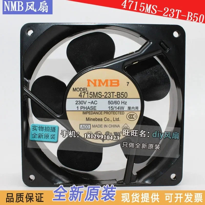 For 4715MS-23T-B20 B30 B40 B50 NMB Meibei 12CM 12038 230V Cooling Fan