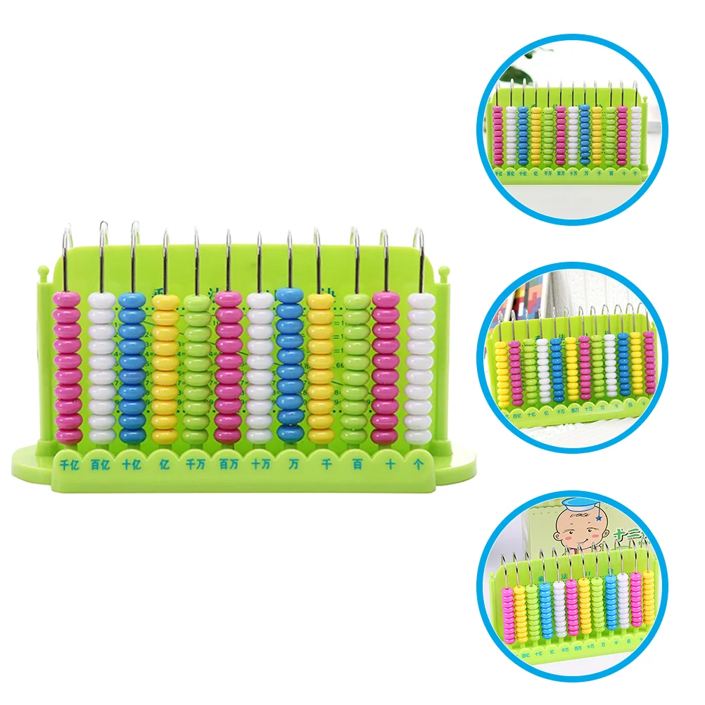 

12 Rods Counting Abacuses for Kids Educational Math Learning Abacus Durable Calculate Tools for Children