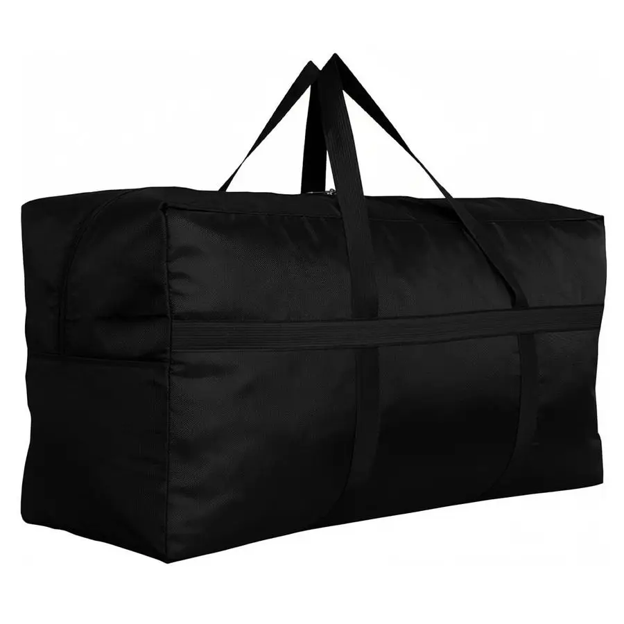 

Large Storage Duffle Bag with Zippers and Handles, Big Foldable Duffle Bag for Travel