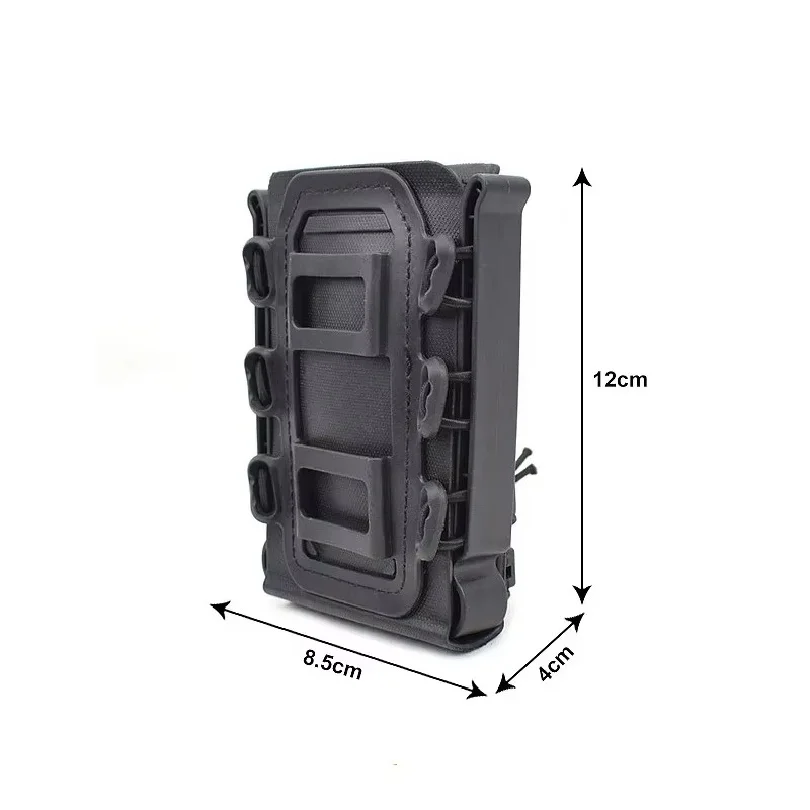 1pc Tactical Molle Magazine Pouch AR15 M4 AK47 7.62 5.56 Scorpion Fast Mag Holster Case Holder Gun Hunting Airsoft Accessories - view 5