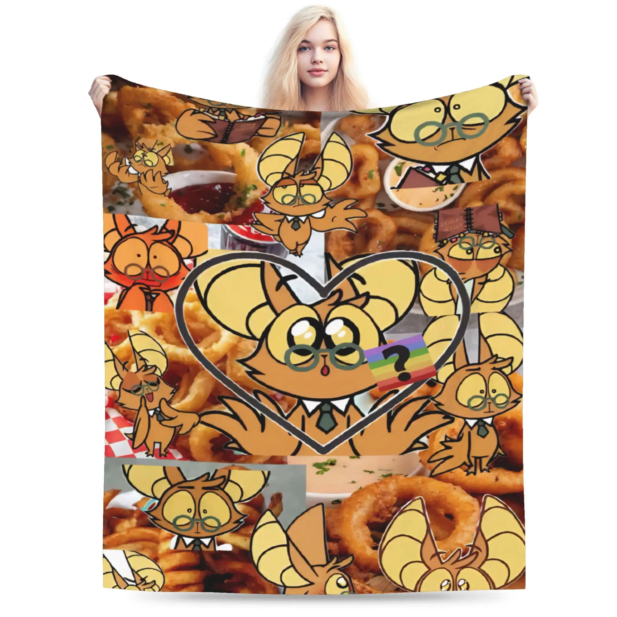 New Arrival Chikn Nuggit Blanket Super Soft Fleece  Cozy Throw Blanket Machine Washable