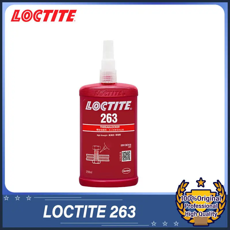 

1PC LOCTITE 263 250ml Threadlocker Glue Red High Strength General Purpose