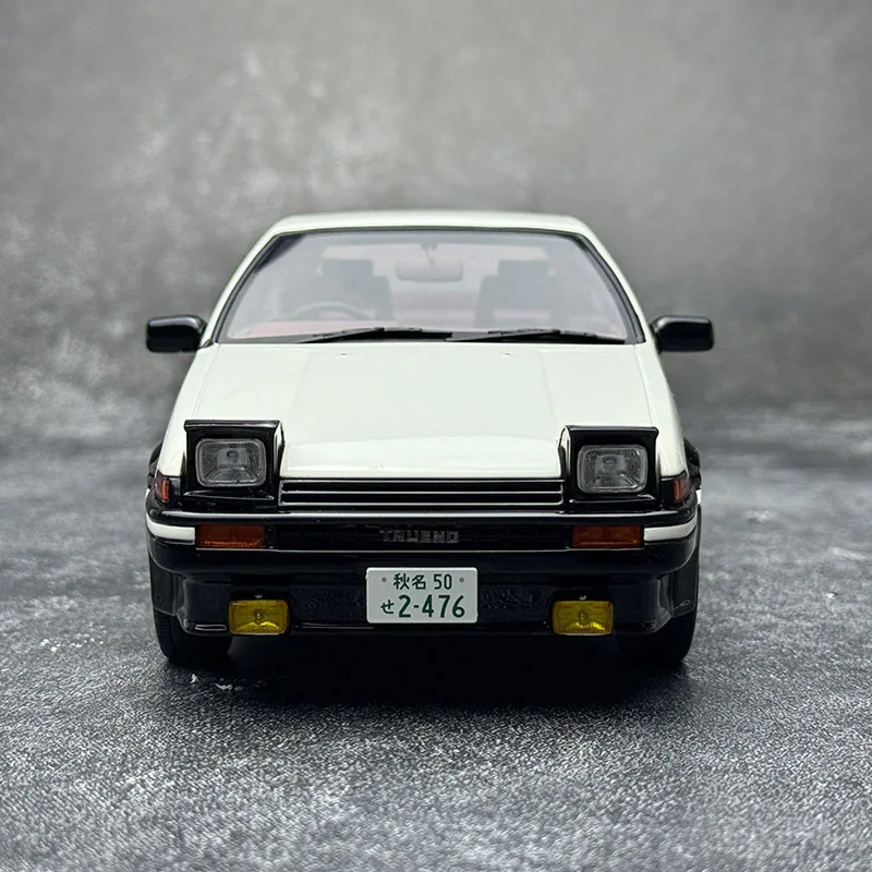 Original 1:18 Scale TOYOTA AE86 1985 OT444B Simulation Resin Car Model Display Collectible Toy Gift Souvenir Decoration