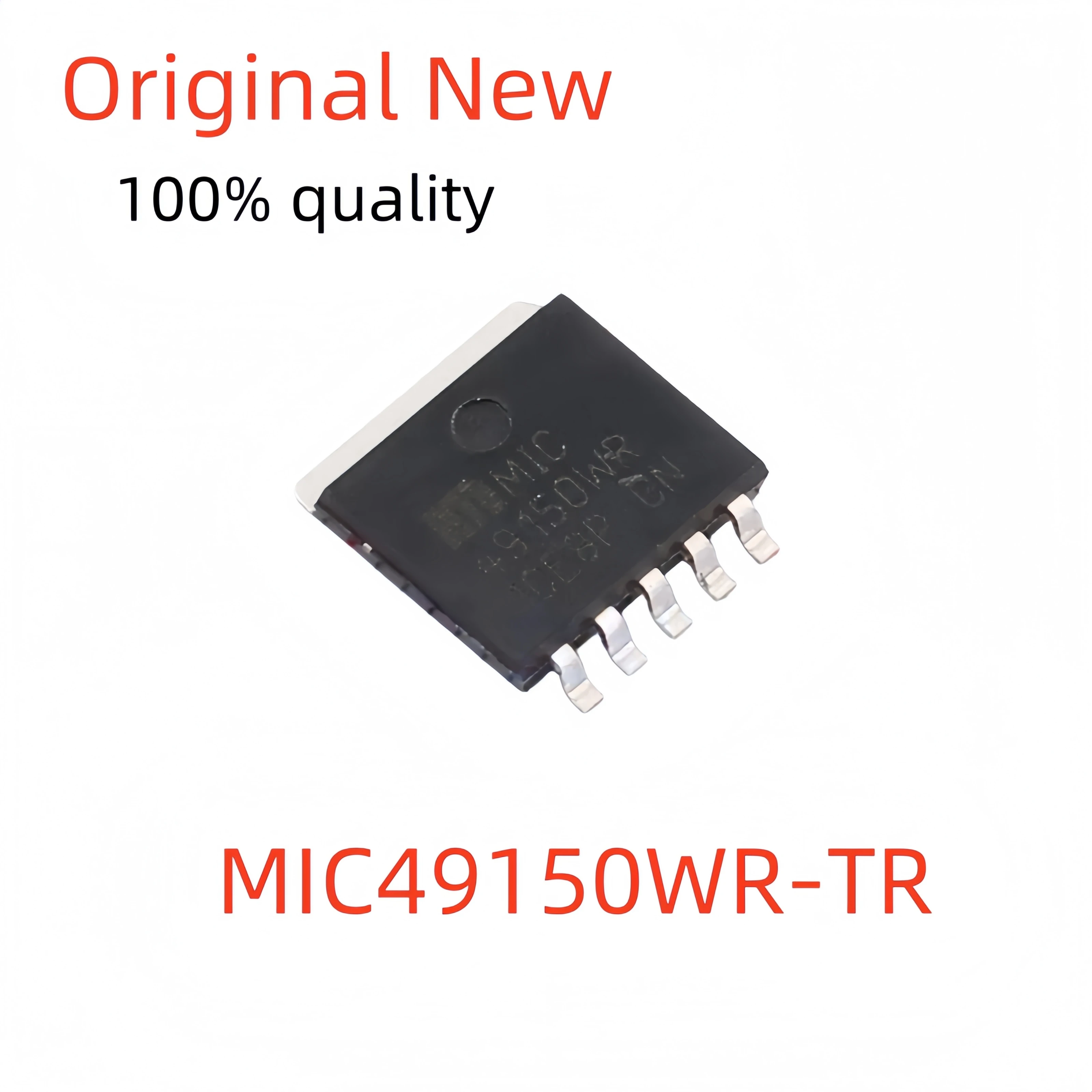100% New MIC49150WR-TR SPAK-5 Adjustable LDO Linear Regulator 6.5V Input 0.9~5V Output 1.5A Low Dropout Power IC