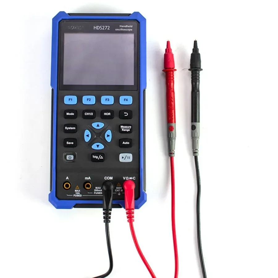 HDS242S HDS2102S  Handheld Digital Oscilloscope Portable Multimeter True RMS 40MHz/70MHz USB Type C 3.5inch 8 bits Tools