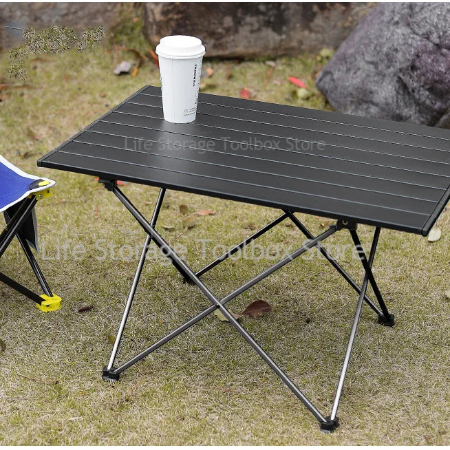 Aluminum Alloy Lightweight Table Chicken Rolls Table Outdoor Folding table Picnic table Portable Camping table BBQ Tourist Table