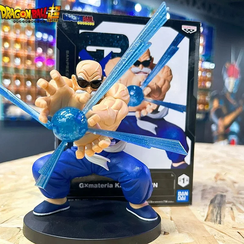 In Stock Bandai Original Banpresto Dragon Ball Z Gxmateria Master Roshi Pvc Anime Action Figures Model Desktop Ornaments Toy