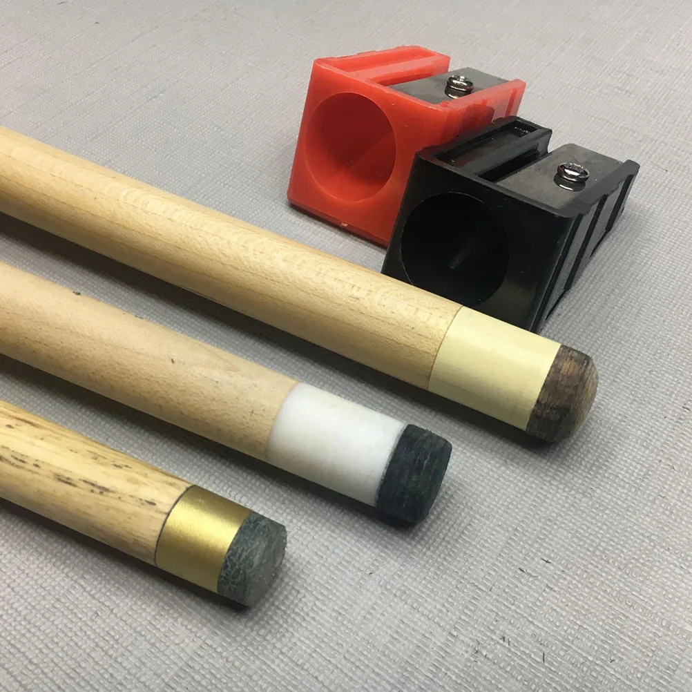 

3 Pcs Billiards Repair Tools Pencil Sharpeners Cue Maintenance Supplies Plastic