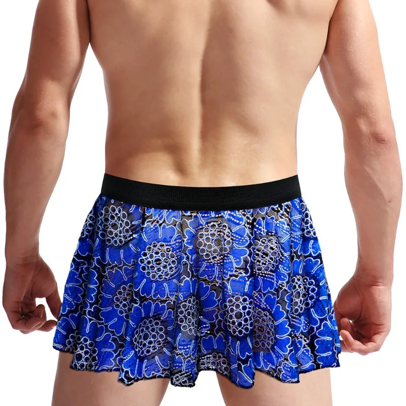 Unisex Pleated Mini Skirt with Elastic Waist