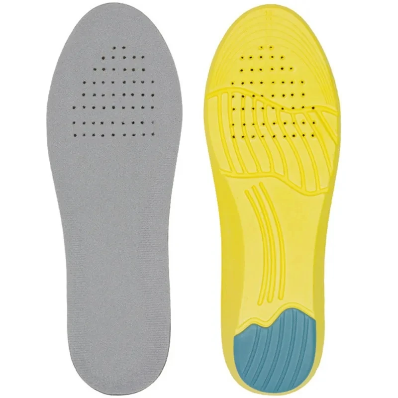 2Pcs=1Pair Memory Foam Sport Insoles Sweat Absorption Pads Running Sport Shoe Inserts Breathable Insoles Foot Care Men Women