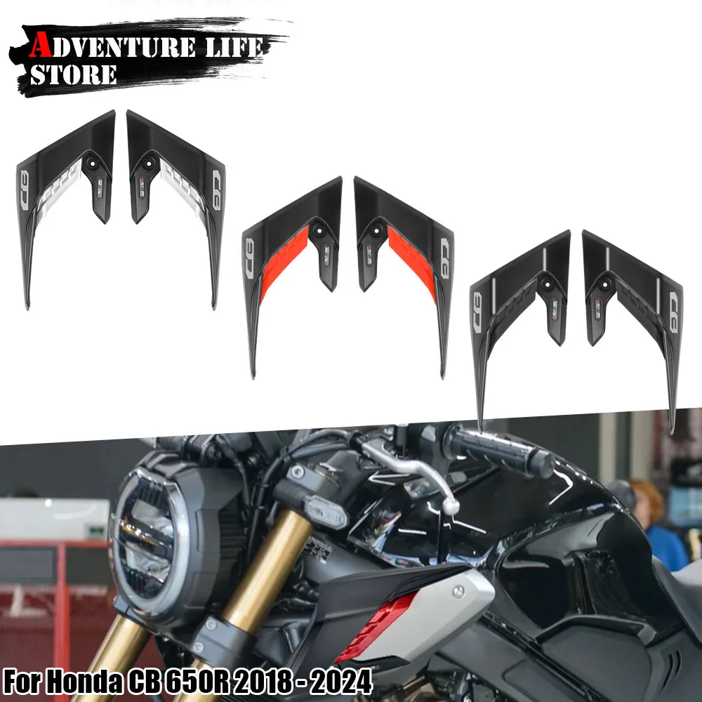 

CB 650R 650 R Motorcycle Winglets For Honda CB650R 2018-2022 2023 2024 Side Wing Panel Cover Winglets Cowl Frame Fairing Kits