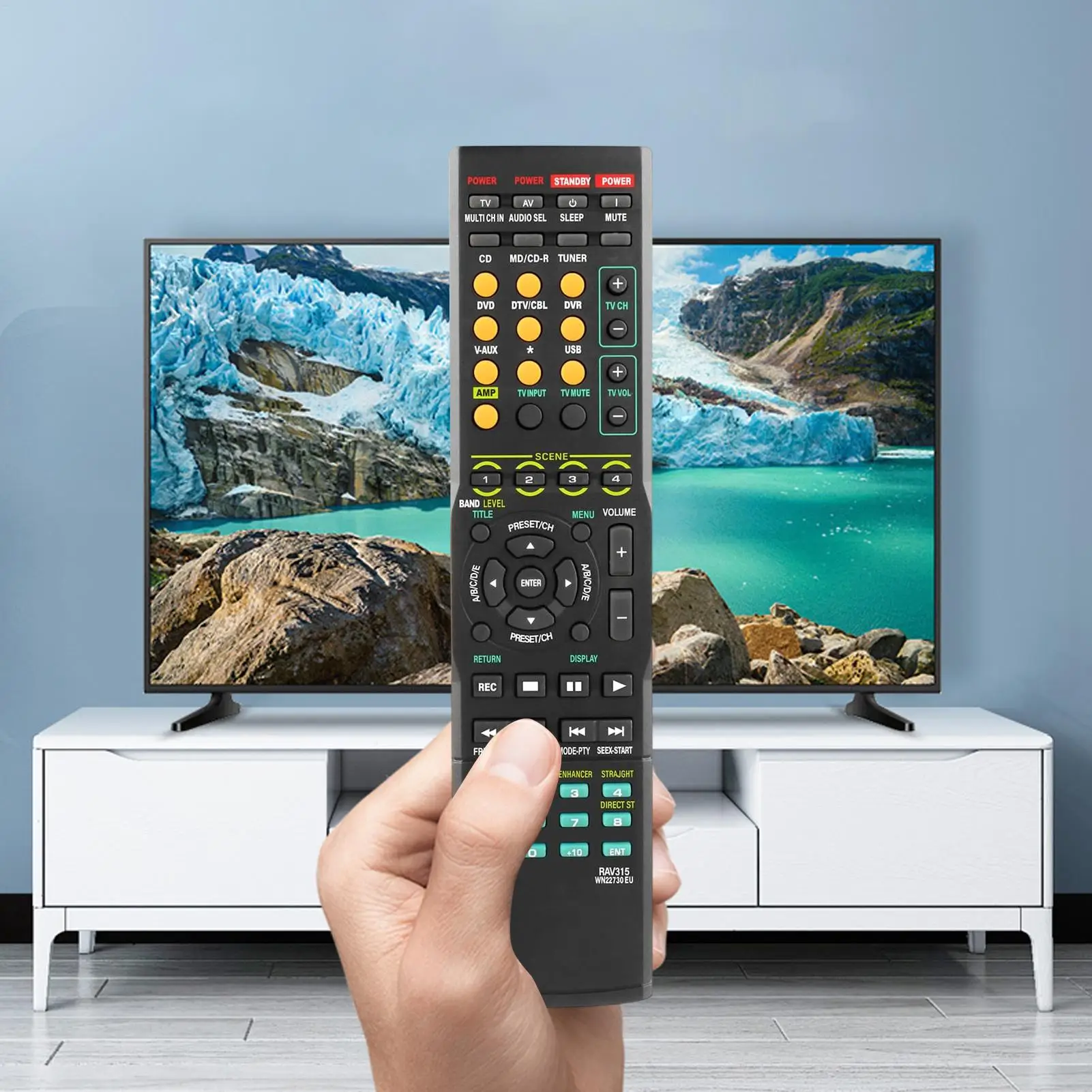 Для HTR-6050 RX-V561 YHT-390 YHT-390BL Av приемник аудио сменный пульт дистанционного управления домашний кинотеатр Av приемник аудио-видео пульт дистанционного управления