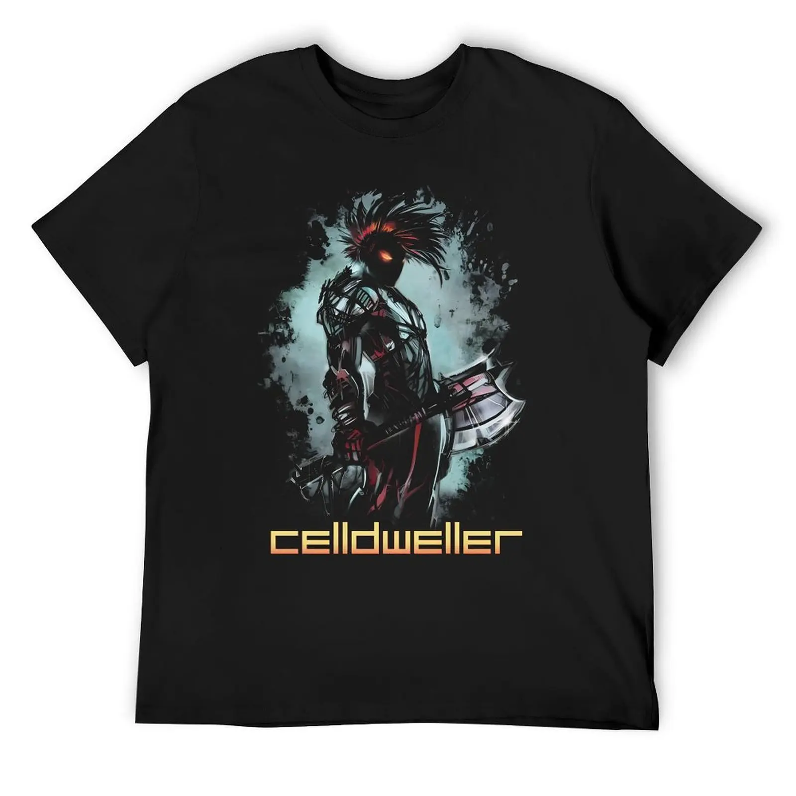 

Celldweller - Battleaxe T-Shirt summer top plus sizes blanks anime clothes oversized t shirts for men