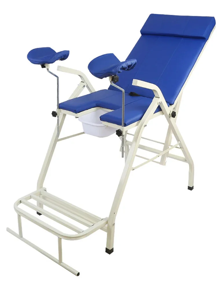 

Installation-free folding obstetrics and gynecology examination bed, multi-functional medical intimate rinsing, operating