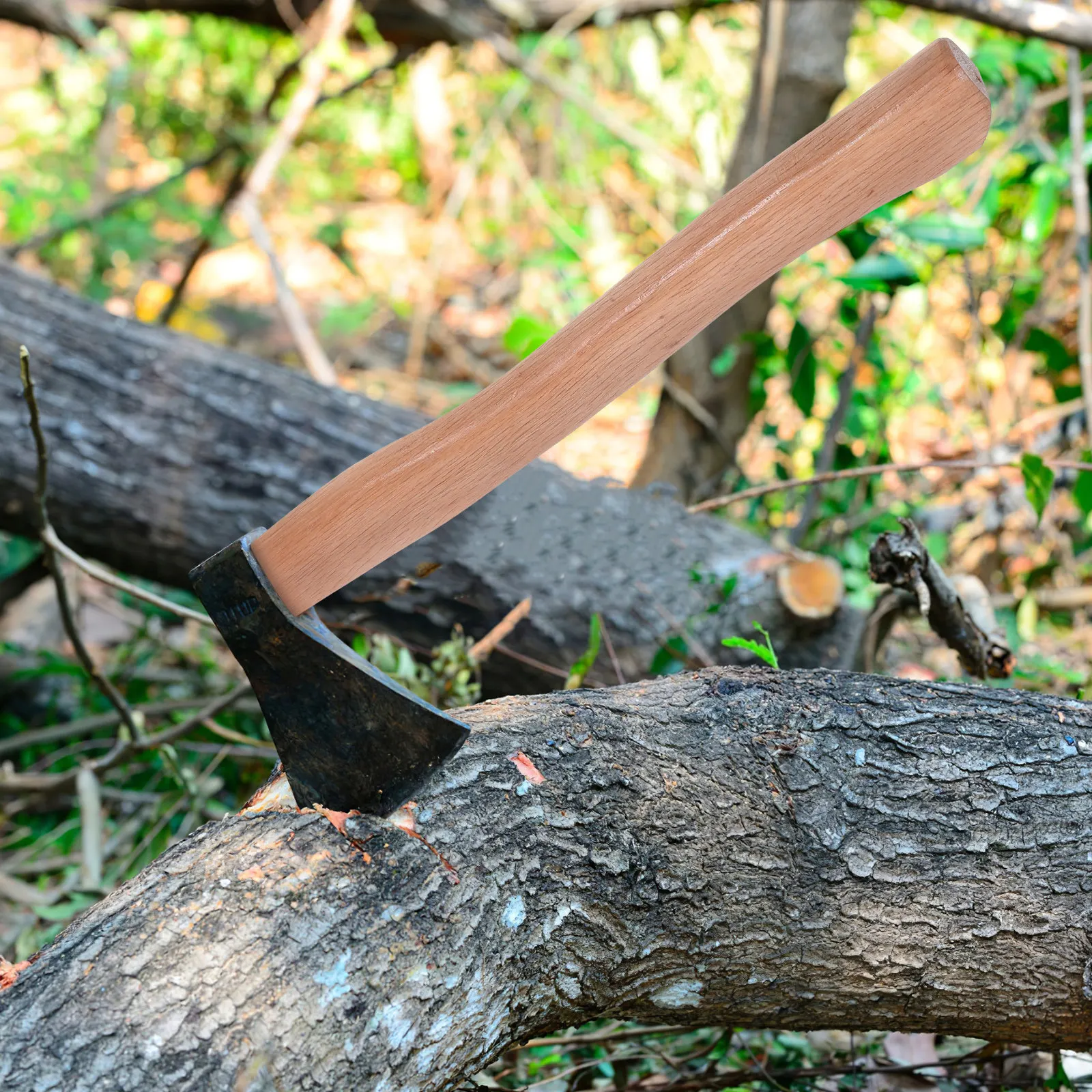 Heavy Duty Axe Handle Replacement Natural Wood Ergonomic Shape Easy Install Long Service Life for Garden Tools Hatchet Shovel