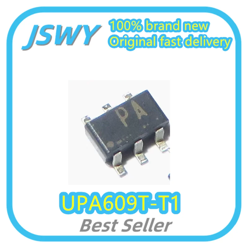 

(10/50pcs) UPA609T-T1 UPA609T Silkscreen PA SOT23-6 Power Management Chip IC Brand New In Stock Ships Fast