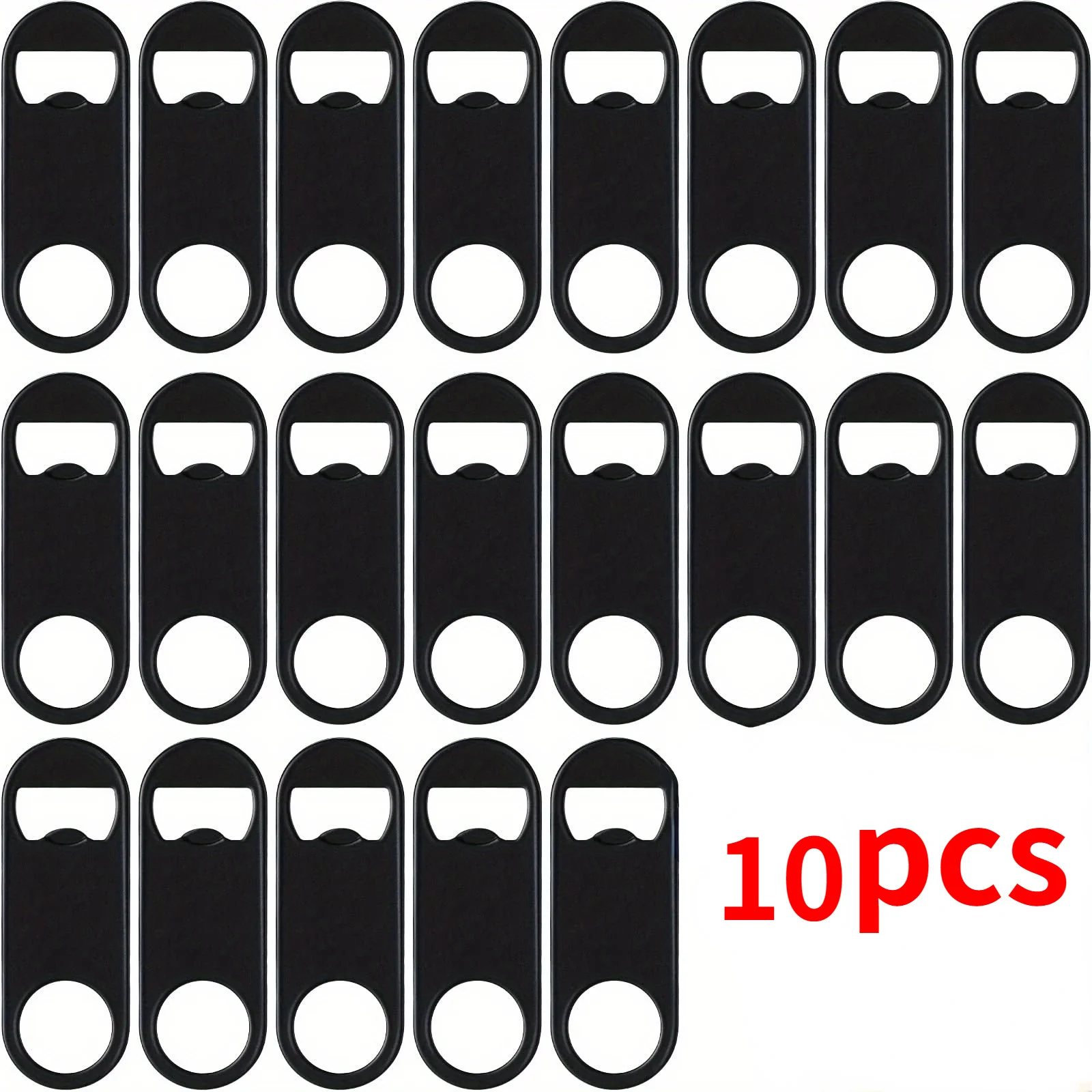 10/20pcs, Stainless Steel Flat Bottle Opener: Perfect for Beer, Soda, and Beyond for Kitchen, Bar, Restaurant