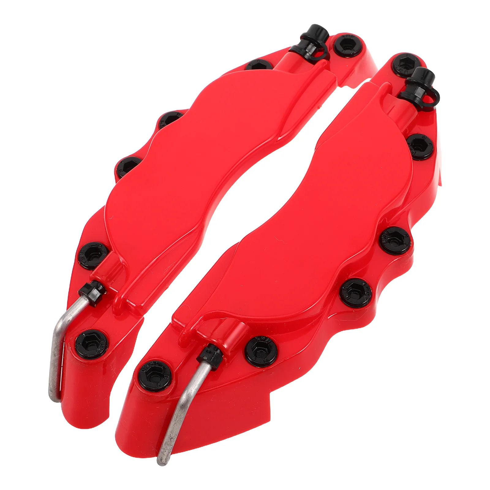 

1 Pair Plastic Brake Covers Universal Front Rear Car Disc Brake Caliper Covers Stylish Durable Automotive Accessories Easy