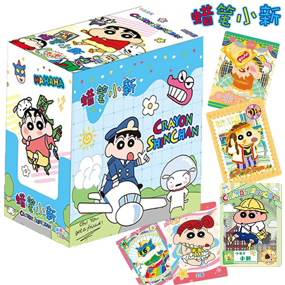 Original Crayon Shinchan Card For Children Nohara Misae Nohara Hiroshi Family Daily Anime Limited Game Collection Card Kids Toys