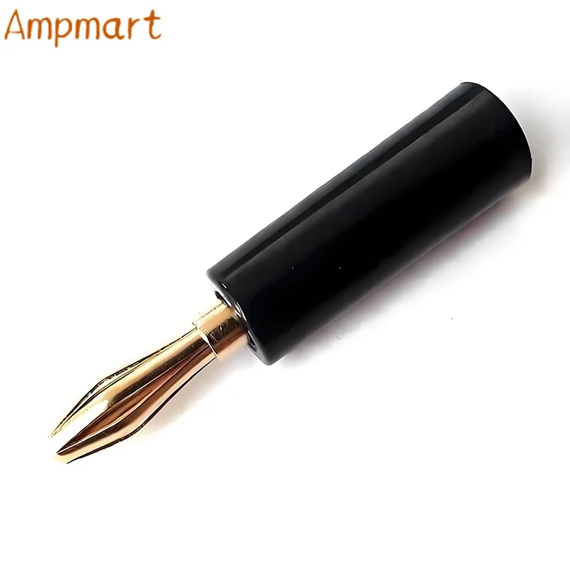 Ampmart Massiver Kupfer Vergoldeter Bananenstecker, 4mm, für Lautsprecher, Verstärker und Lautsprecherkabel – Detail 4